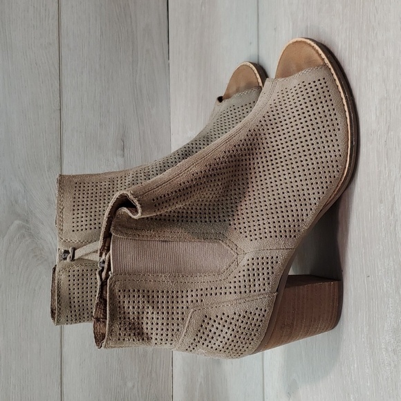 Toms Women Majorca Ankle Heels Boots shoes sz 8.5 - Picture 2 of 13